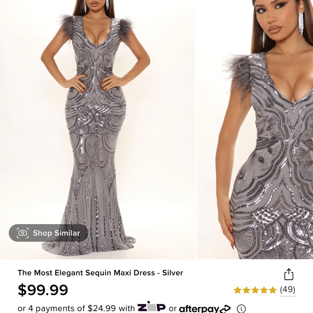 The most Elegant Sequin Maxi dress in EMERALD